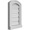 Ekena Millwork Arch Top Surface Mount PVC Gable Vent w/ 2"W x 2"P Brickmould Sill Frame, 12"W x 16"H GVPAR12X1603SN - alternate 2
